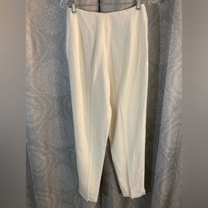 Classiques Entier Cream Colored Silk/Linen Blend POSSIBLE MINOR DAMAGE Size 8!